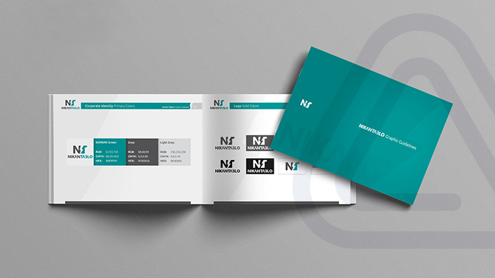 هویت بصری سازمانی - آرون مارکتینگ